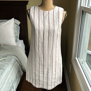 Theory linen sheath dress